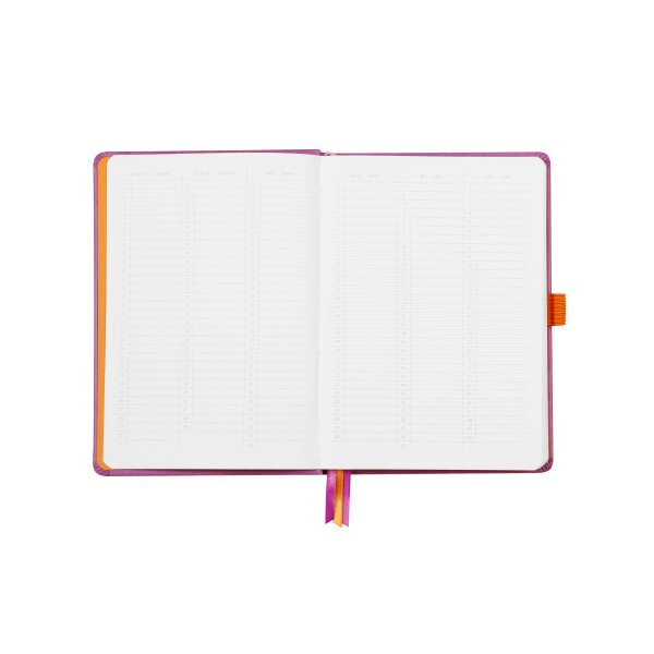 RHODIA Carnet Goalbook HC A5 118580C lila, dots 120 feuil.