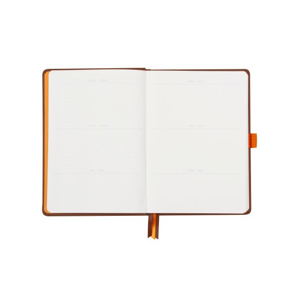 RHODIA Notizbuch Goalbook HC A5 118572C schokobraun, dots 120 Blatt