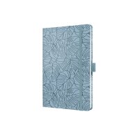 JOLIE Notizbuch A5 JN353 Blue Monstera, liniert 174 S.