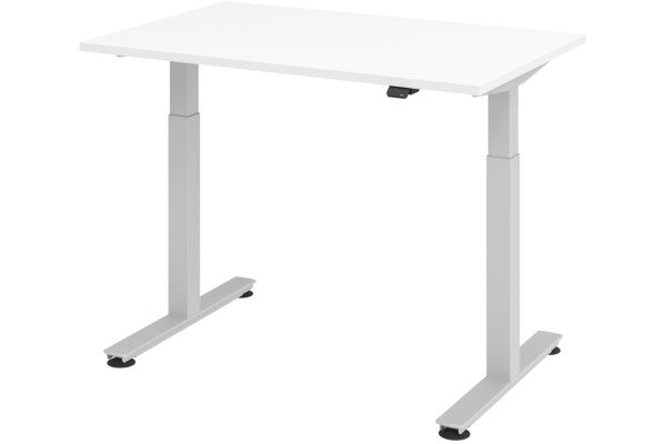 APOLLO Table de bureau ONE 140x67cm VXMST614/W/S blanc/argent électrique