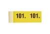 SIMPLEX Garderobenblock 201-300 13085 gelb 100 Blatt