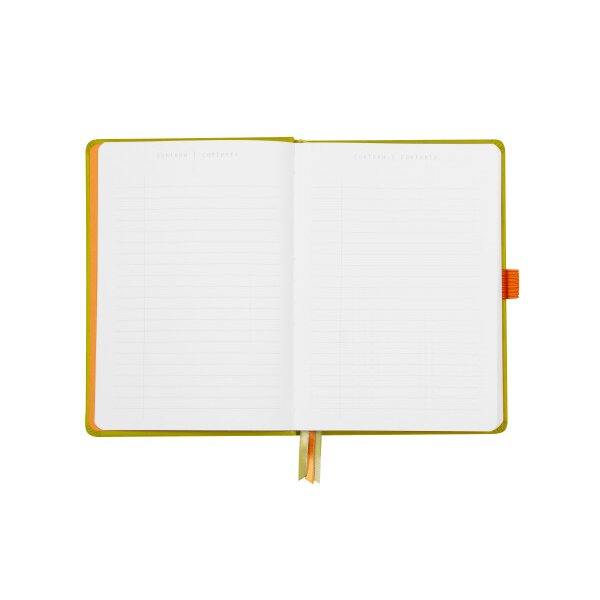 RHODIA Goalbook Carnet A5 118575C Hardcover vert anis 240 f.