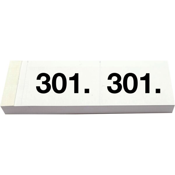 SIMPLEX Bloc vestiaire 301-400 13091 blanc 100 feuilles
