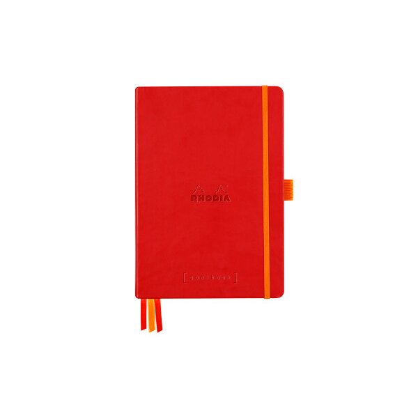 RHODIA Carnet Goalbook HC A5 118582C rouge, dots 120 feuil.