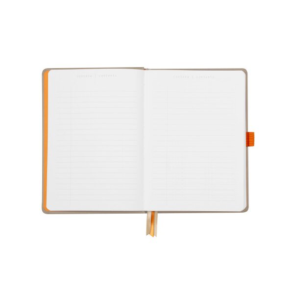 RHODIA Goalbook Notizbuch A5 118574C Hardcover beige 240 S.