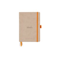 RHODIA Goalbook Notizbuch A5 118574C Hardcover beige 240 S.
