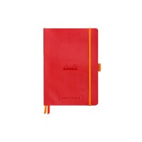 RHODIA Goalbook Notizbuch A5 117582C Softcover mohnrot...
