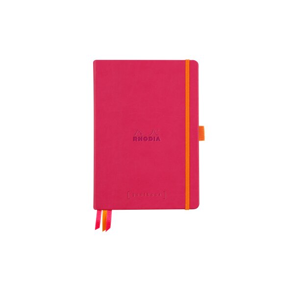 RHODIA Carnet Goalbook HC A5 118581C framboise, dots 120 feuil.