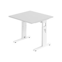 APOLLO Bürotisch ZERO 120x67cm VOS612/W/W weiss/weiss