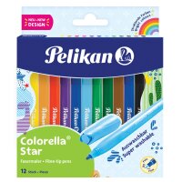 Pelikan Feutre colorella star, étui carton de 24