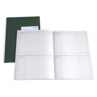 SIMPLEX Kontrolle Aktien D/F A4 18218 grün/weiss 40...