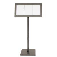 Securit Standfuss für LED-Schaukasten COATED STEEL, 1.380 mm