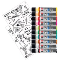 Marabu Set Window Color Garden, 10 x 25 ml