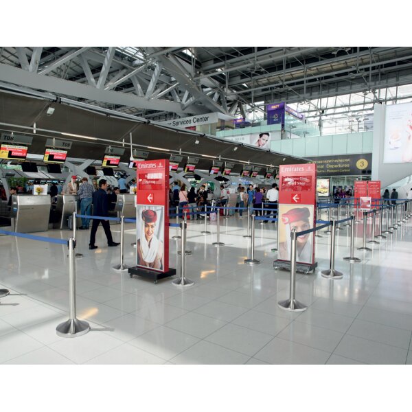 EUROPEL Cadre dinformation pour système daccueil, noir