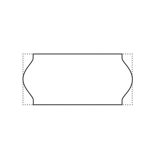 SATO Etiquettes 26x12mm 700300003 blanc, permanent 1500 pcs.