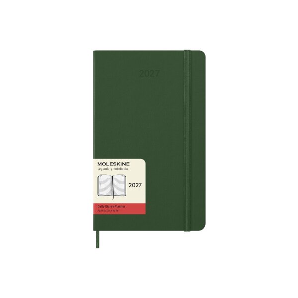 MOLESKINE Agenda Classic Large 2027 DHK1512DC3Y27 1T/1S myrtengr&uuml;n HC 13x21cm