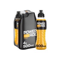 POWERADE Orange, Pet 129400000239 50 cl, 4 Stk.