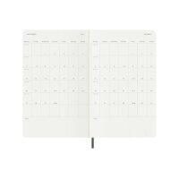 MOLESKINE Agenda Classic Large 2027 DSK1512WN3Y27 1W/1S myrtengrün SC 13x21cm