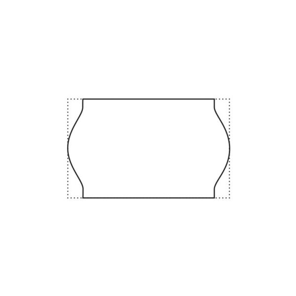 SATO Etiquettes 26x16mm 702100200 blanc, non-permanent 1200 pcs.