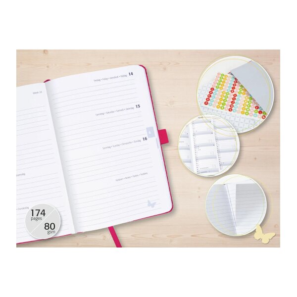 JOLIE Agenda Beauty 2027 7J354 1S/2P violet jungle ML A6
