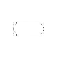 SATO Etiquettes 26x12mm 700300032 orange, permanent 1500 pcs.