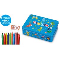 CARIOCA Fasermaler Metallbox blau 42736/10 100 Stück