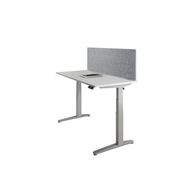 APOLLO Séparateur de bureau 160x50cm VARW16/5 gris