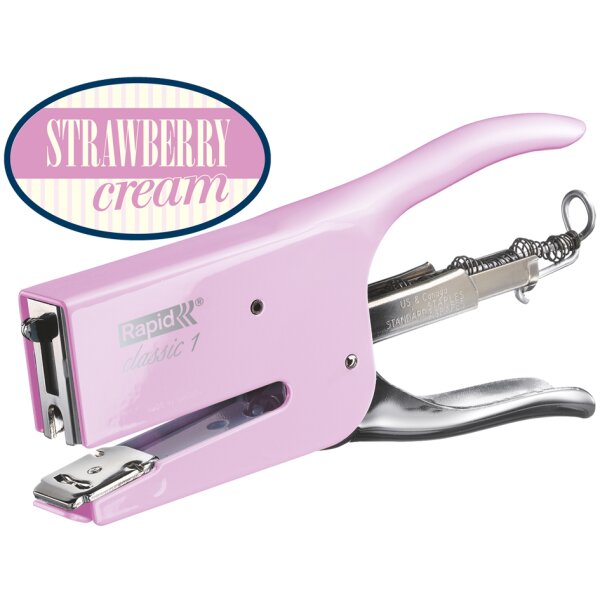 Rapid Heftzange Classic K1 Retro Fondant Blue, hellblau