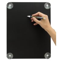 Securit Fenster-Kreidetafel, DIN A4, schwarz