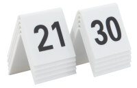 Securit Set de numéros de table 51 - 60 , blanc,...