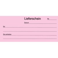 FAVORIT Formularbuch Lieferscheine A5 9231 OK Durchschreibepapier 50x2 Blatt