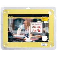 Securit Fenster-Plakatrahmen, DIN A3, gelb