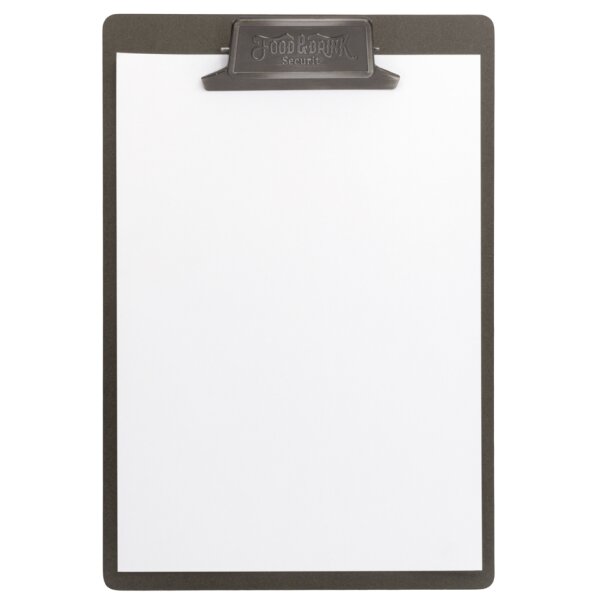 Securit Porte-menu &agrave; pince VINTAGE, A5, gris