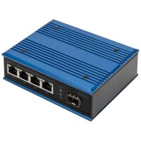 DIGITUS Commutateur industriel Gigabit Ethernet PoE Switch