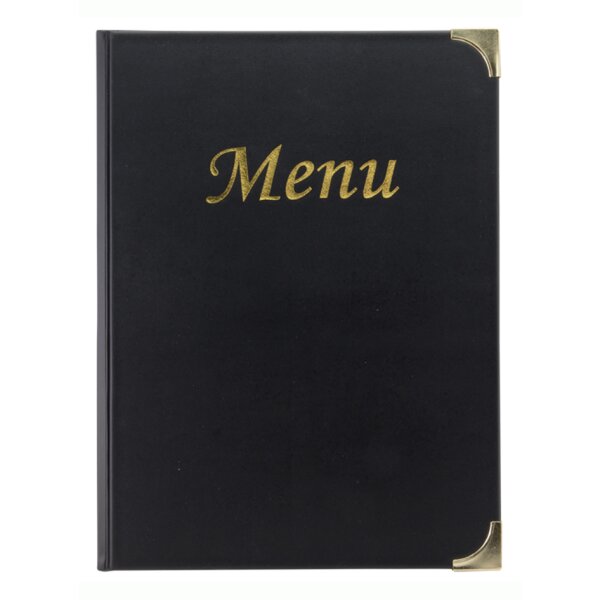 Securit Prot&egrave;ge-menus BASIC, A5, noir