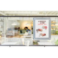 Securit Fenster-Plakatrahmen, DIN A4, gelb