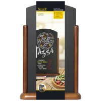 Securit Ardoise de table TOP, grand, brun foncé