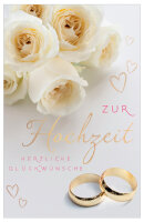 SUSY CARD Hochzeitskarte "Rosenglück 2"