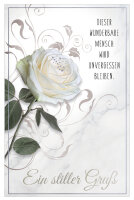 SUSY CARD Trauerkarte "In memory 2"