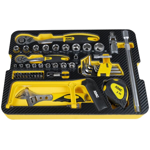 BRÜDER MANNESMANN Jeu doutils ADAC, mallette de 77 pièces