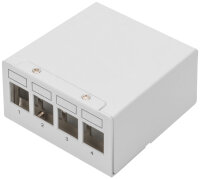 DIGITUS Panneau de brassage modulaire Desktop, 4 ports