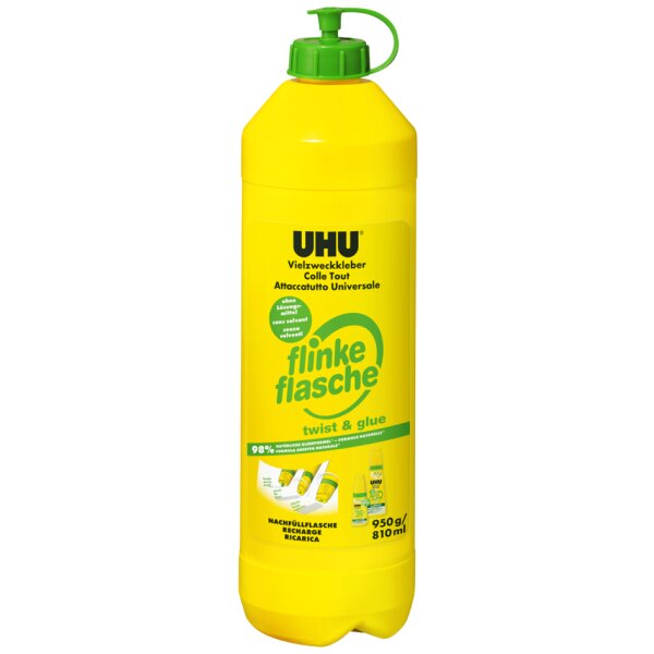 UHU Vielzweckkleber flinke flasche, 950 g Nachfüllflasche