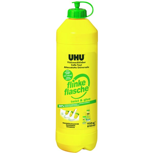 UHU Vielzweckkleber flinke flasche, 950 g Nachf&uuml;llflasche