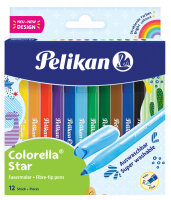 Pelikan Feutre colorella star, étui carton de 12