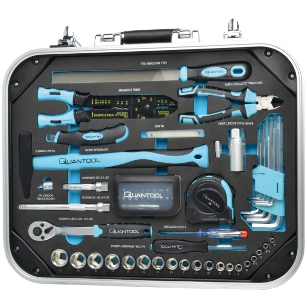 QUANTOOL Jeu doutils, mallette de 110 pièces
