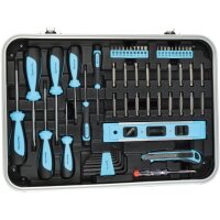 QUANTOOL Jeu doutils, mallette de 98 pièces