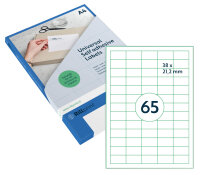 rillprint Etiquette universelle, 63,5 x 33,9 mm, blanc