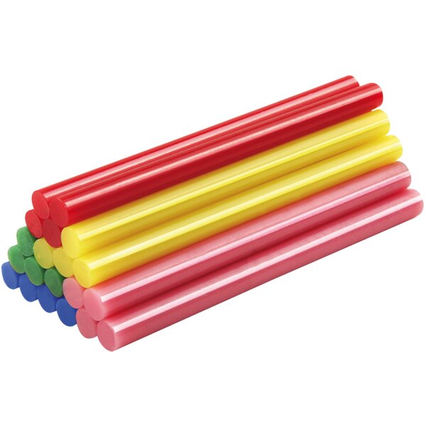 BR&Uuml;DER MANNESMANN Klebepatrone, farbig, 20er Set