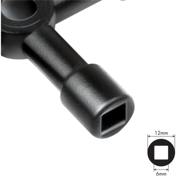 LogiLink Universal-Kreuzschlüssel für Schaltschränke &