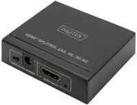 DIGITUS 4K HDMI Splitter, 1x2, 4K 30 Hz, schwarz